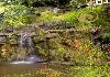 Waterfall in the resort garden